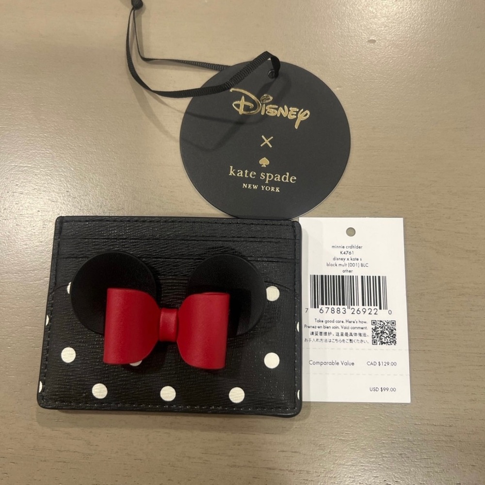 Kate spade mini mouse card holder